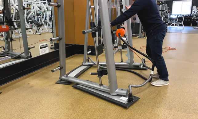 3-in-1 system used for commercial fitness equipment