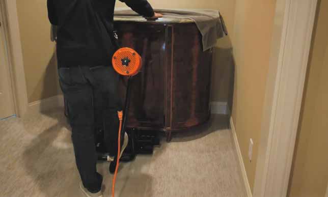 Moving appliances and other objects over carpeting