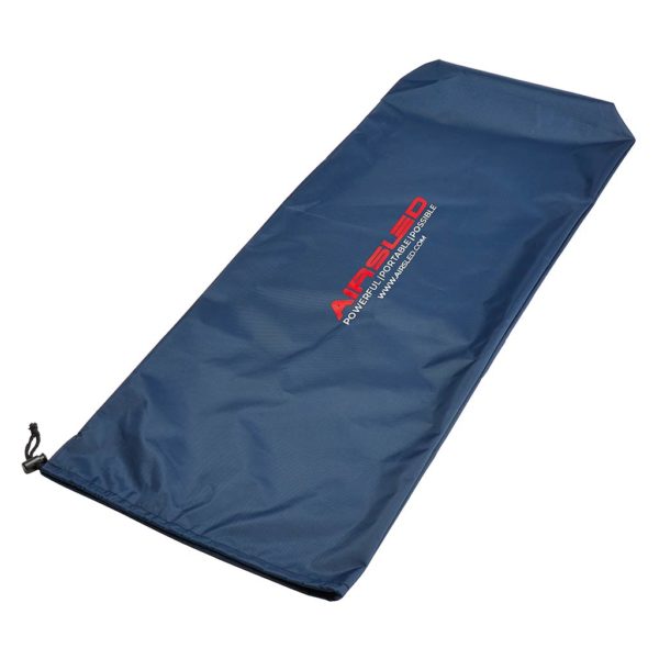 Airsled blue duffel bag